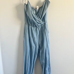 Women's Light Blue Jumpsuit